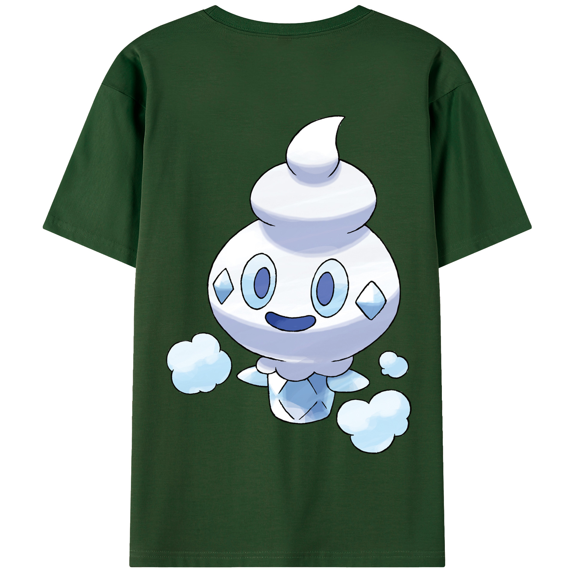 （画像用） ポケットモンスター Pokémon 綿100％半袖Tシャツ（背面プリント）